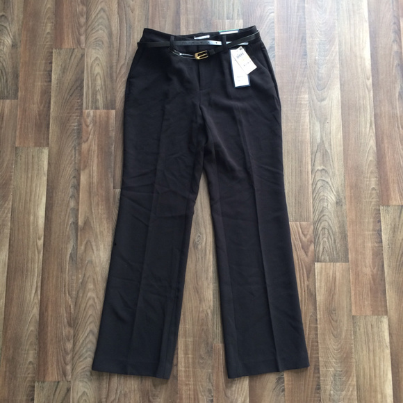 Charter Club Belted Tummy Control Elegant Trouser - Picture 3 of 7